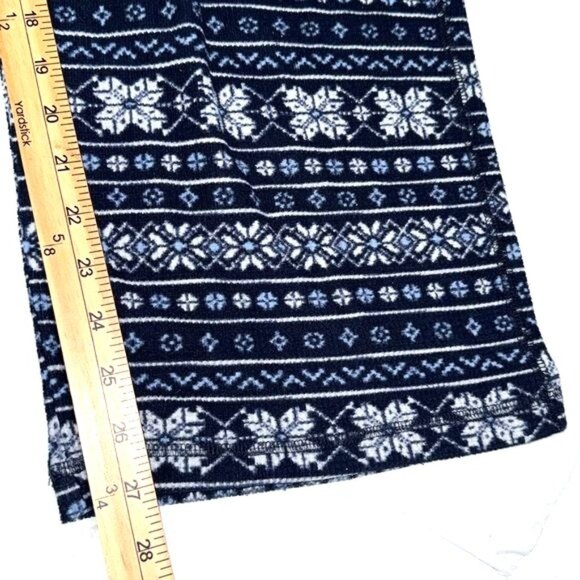 Nautica Womens Snowflake Pajama Set L V-Neck Winter Print - Picture 10 of 10